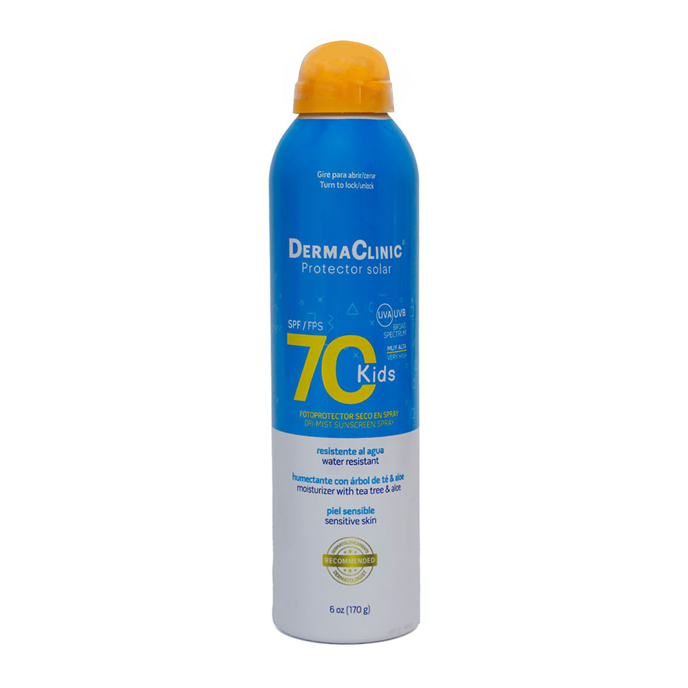 DermaClinic Protector Solar Kids SPF 70 en Spray